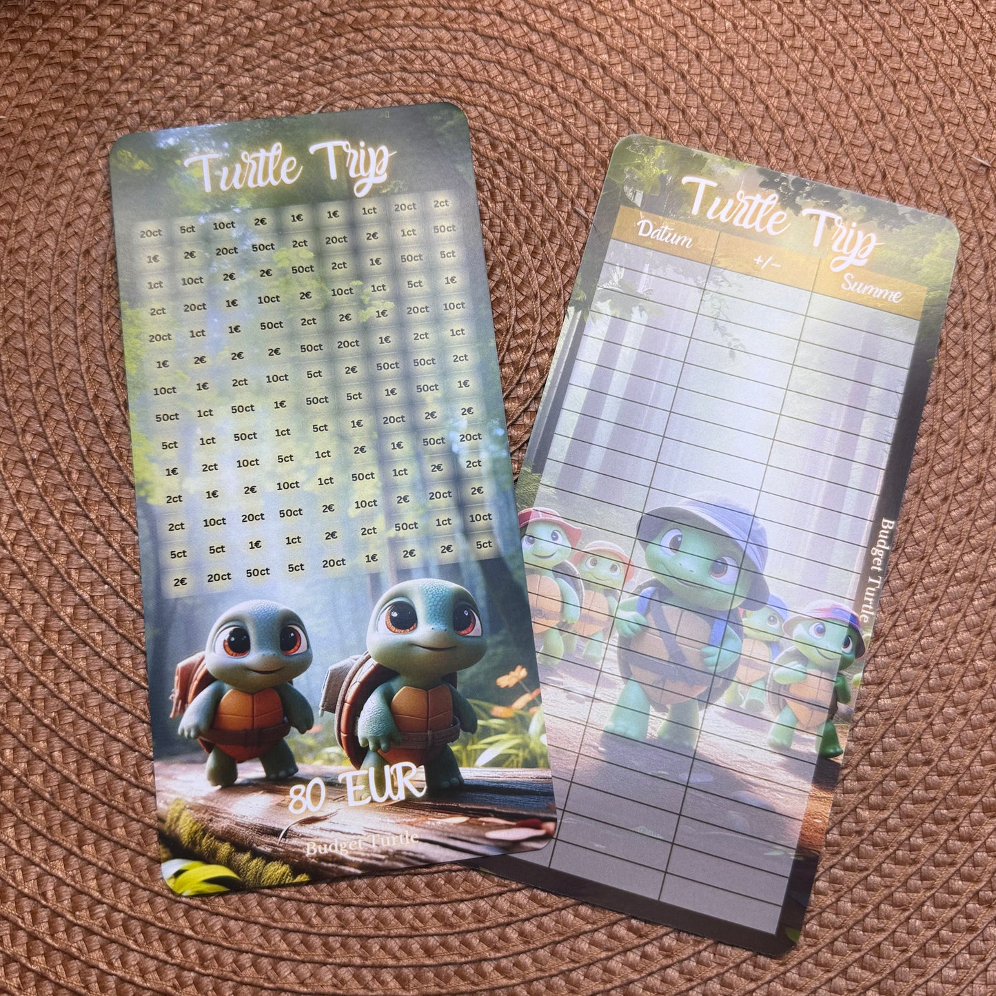 Small gel challenge You're Turtley Awesome // Budget planning // Savings challenge // Challenge with tracker