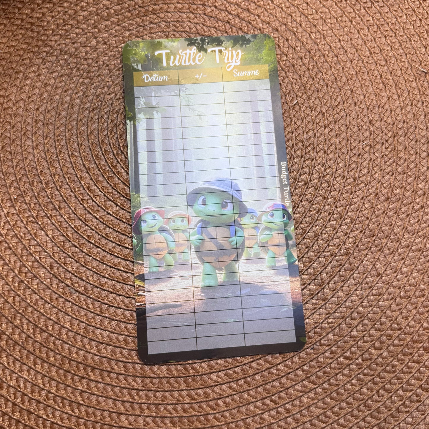 Small gel challenge You're Turtley Awesome // Budget planning // Savings challenge // Challenge with tracker