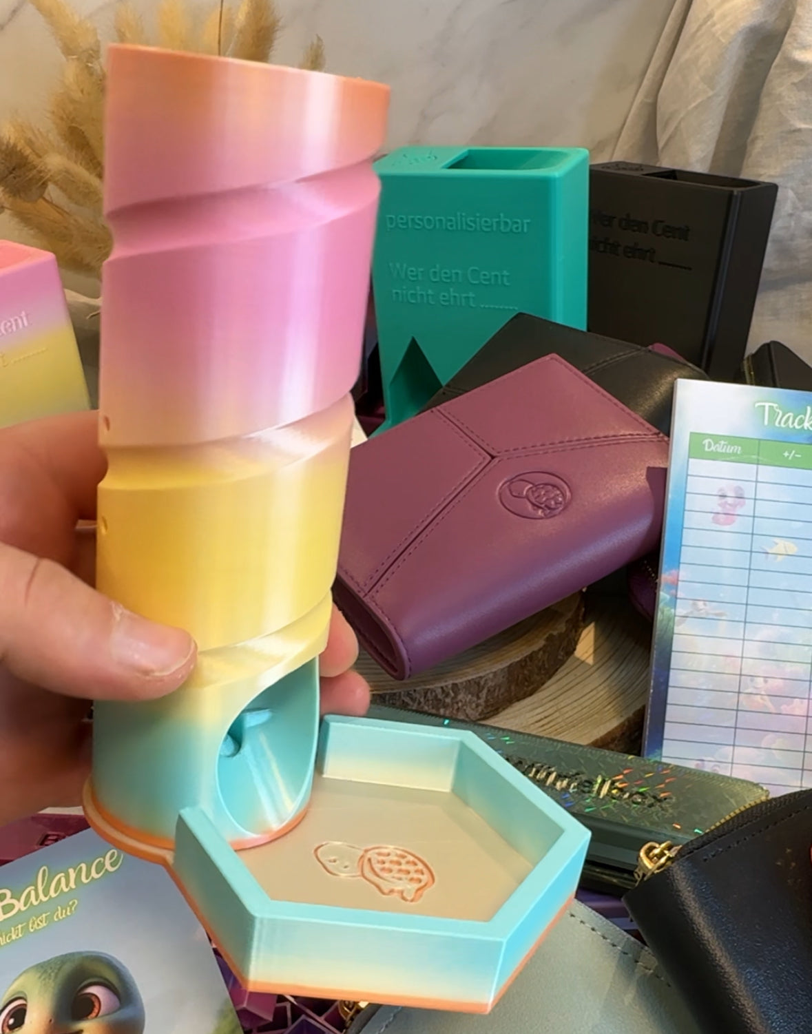 Würfelturm Spirale // Würfelturm // 3D gedruckt