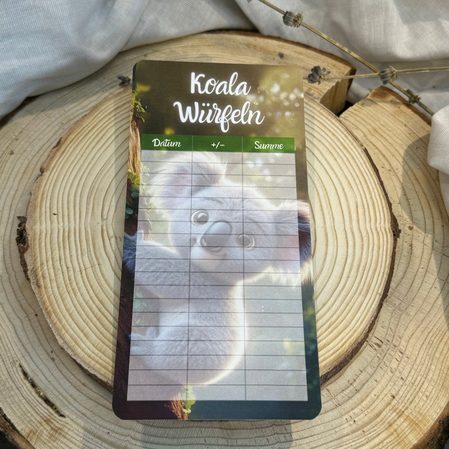 Koala Würfeln // Budgetplanung // Sparchallenge// Challenge mit Tracker