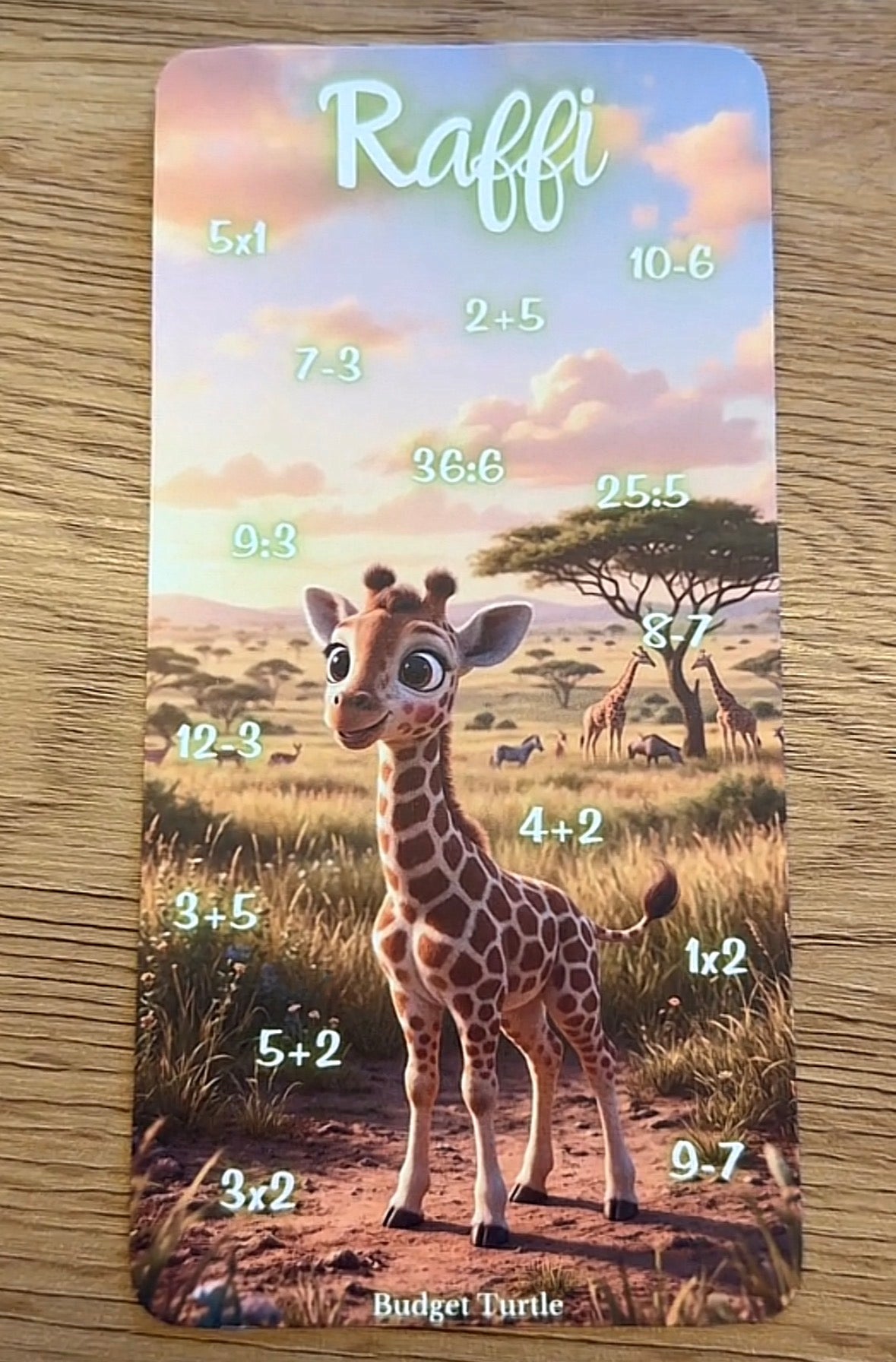 Rechen-Challenge Raffi // Budgetplanung // Sparchallenge// Challenge mit Tracker