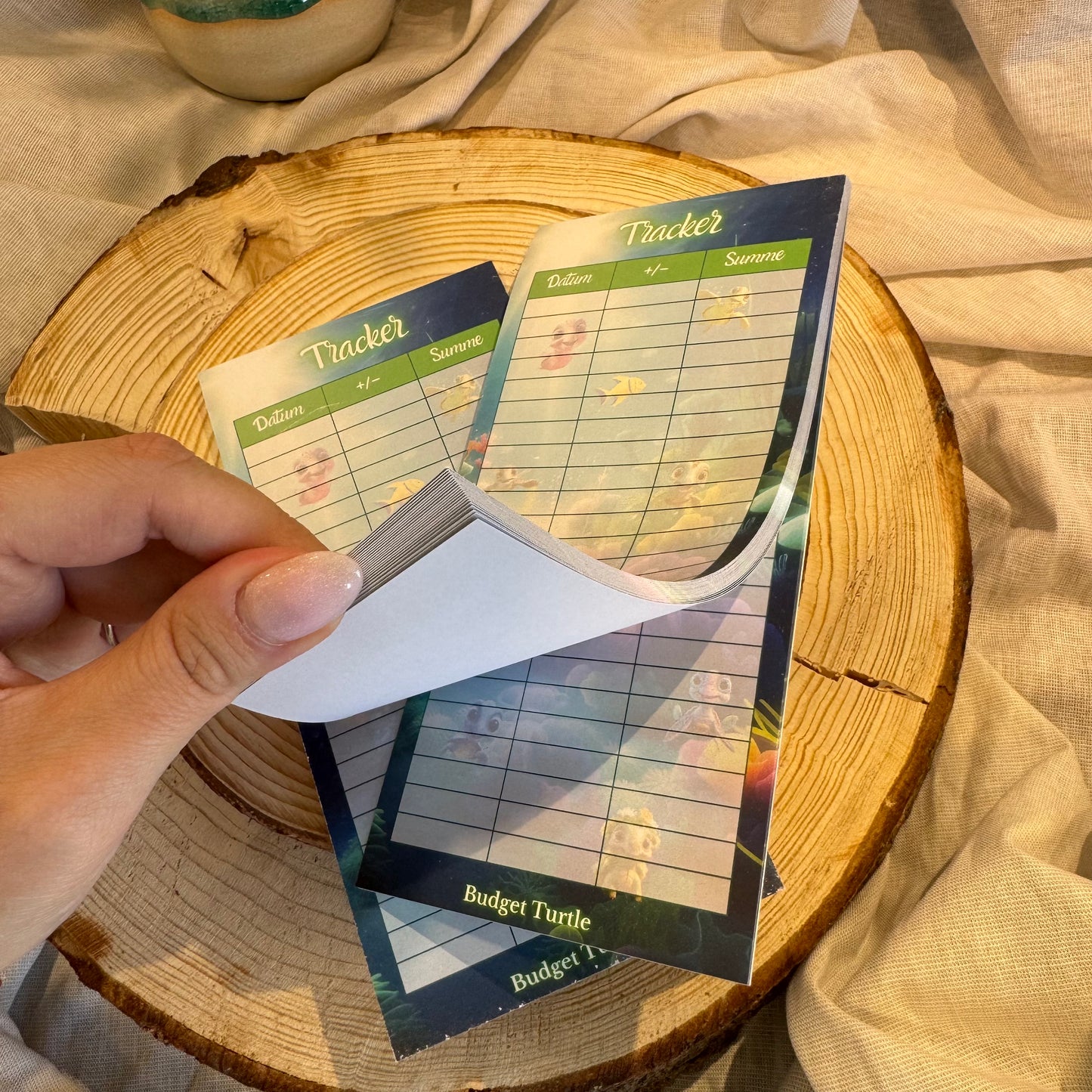 Block mit 25 Trackern // Budgetplanung // Tracker // Challenge Übersicht