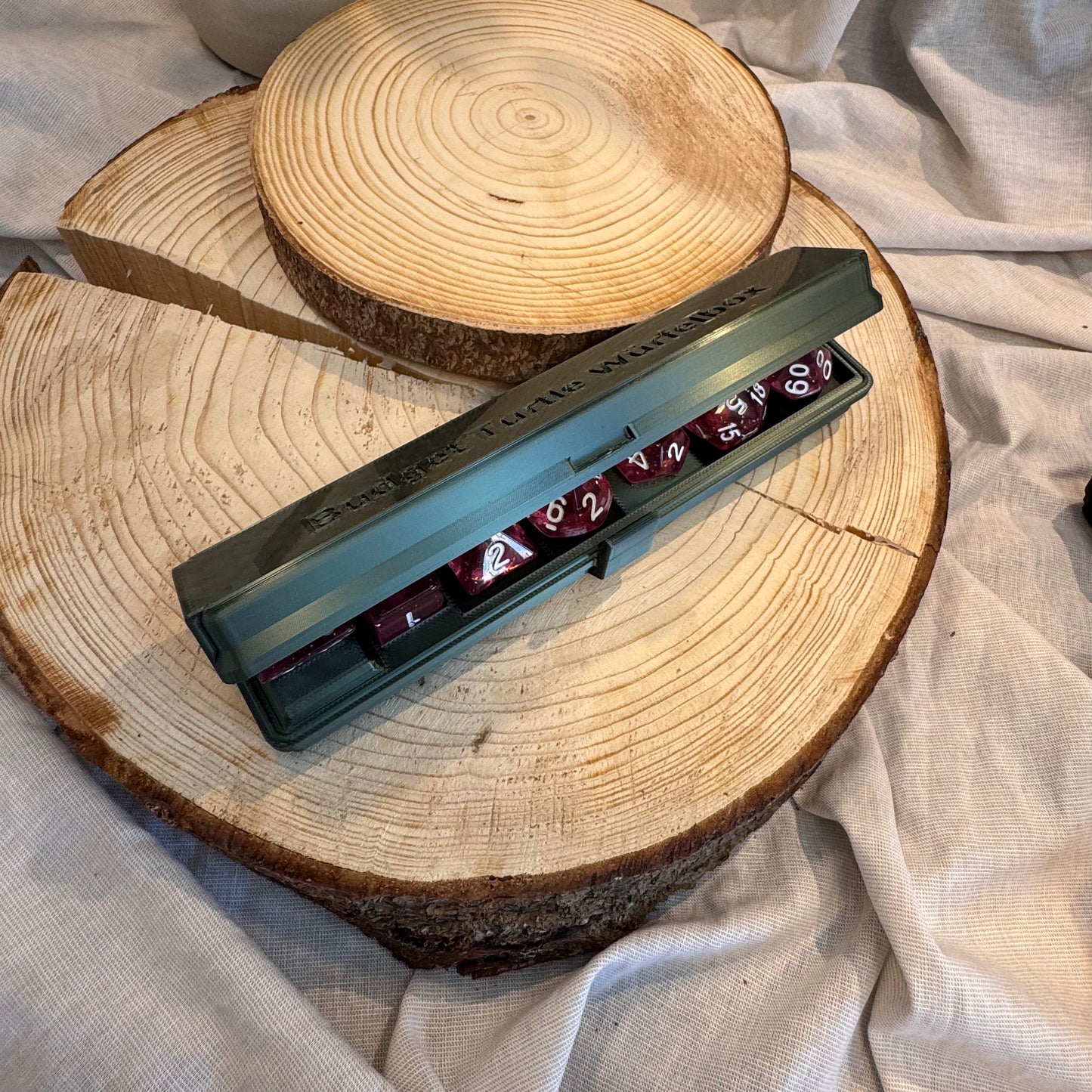 Würfelcase // optional mit 7er Würfelset // 3D gedruckt