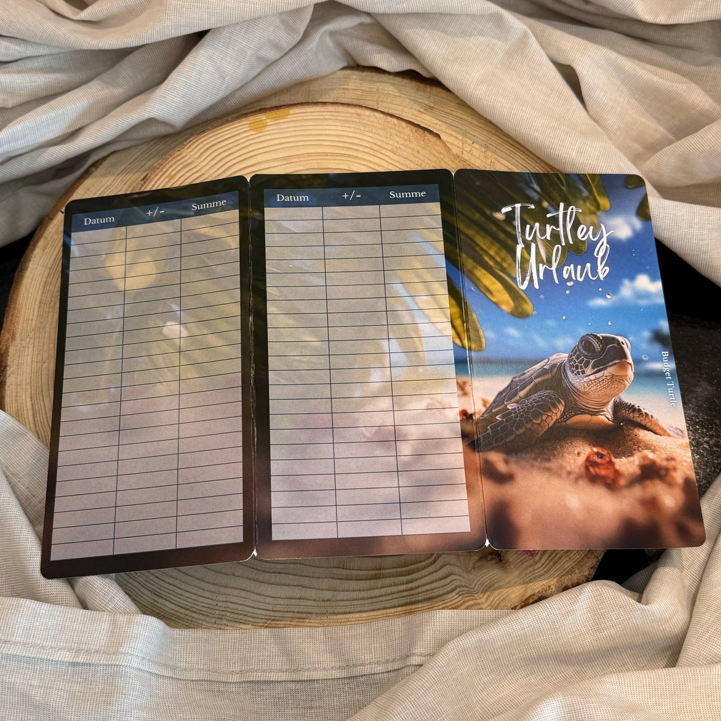 Turtley Urlaub // Klappkarte // Sparchallenge mit Würfel und Losen // Challenge mit Tracker