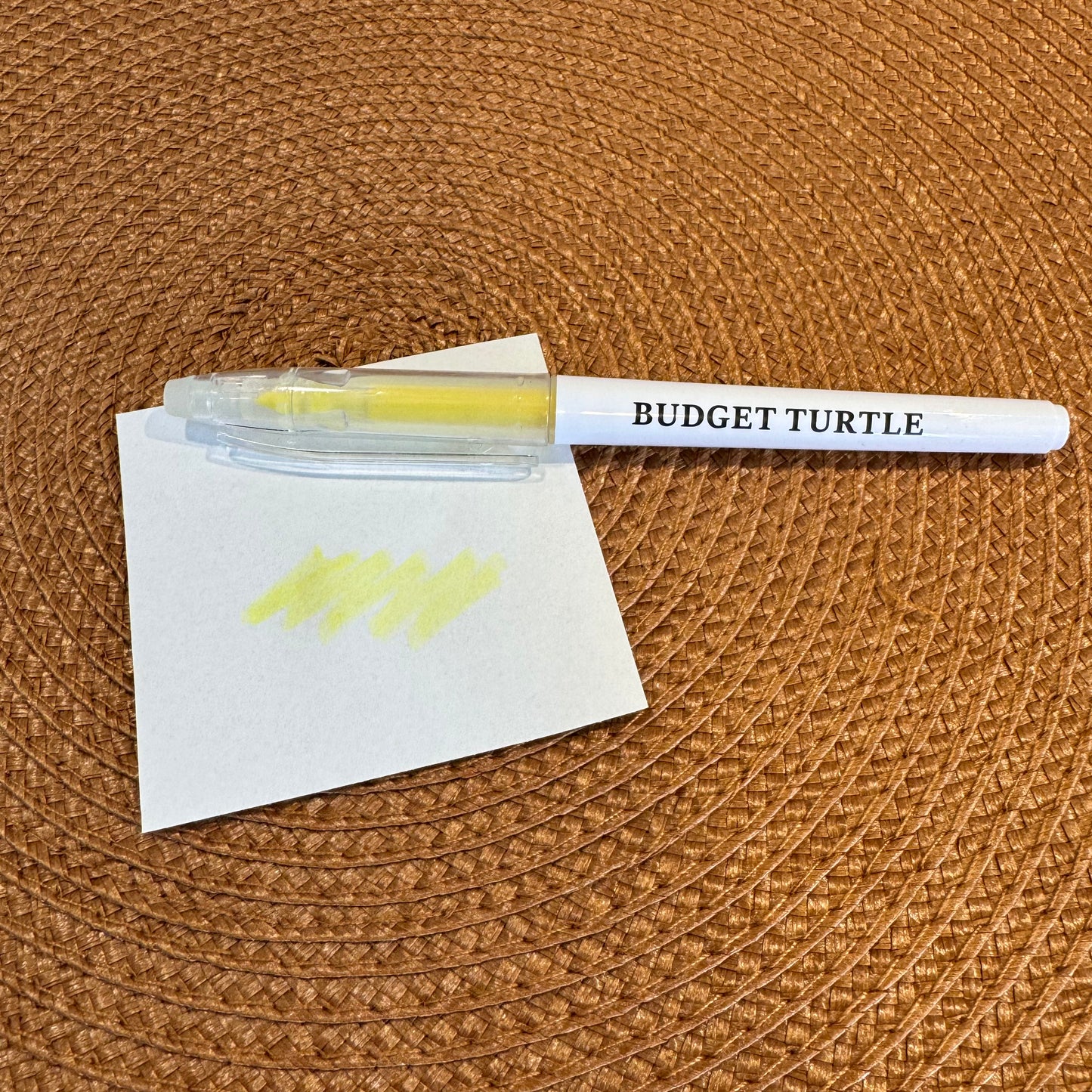 Radierbare Budget Turtle Textmarker // Erasable Highlighter // 6er Set