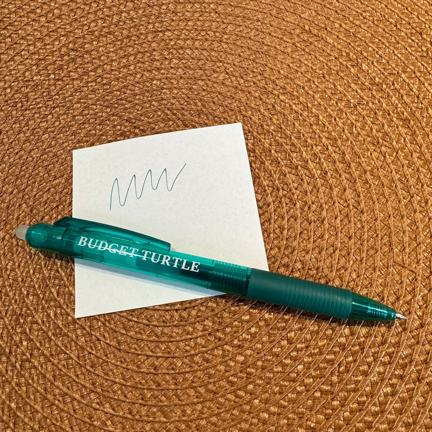 Radierbarer Budget Turtle Gelstift // Erasable Pen // Budgeting Zubehör