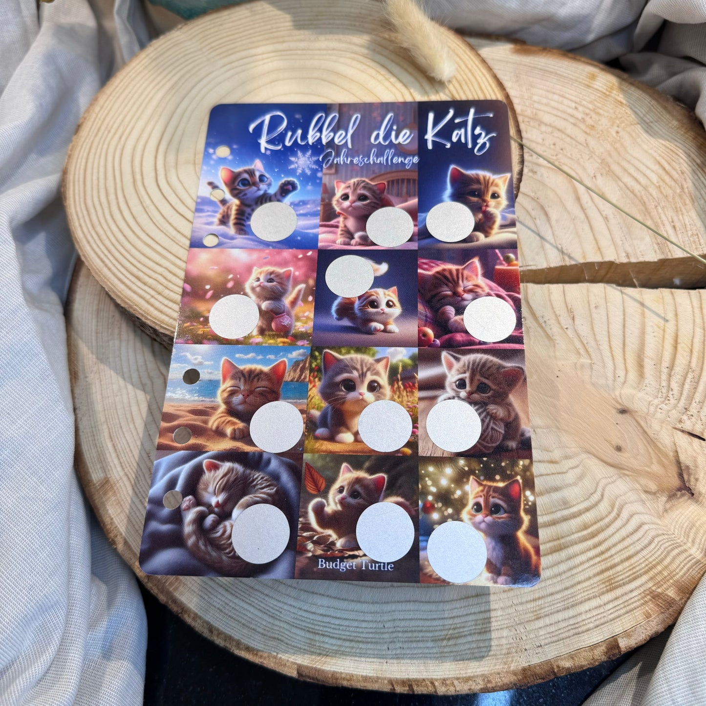 Rubbel die Katz // Jahreschallenge // Abheftbare Challenge // Challenge mit Tracker