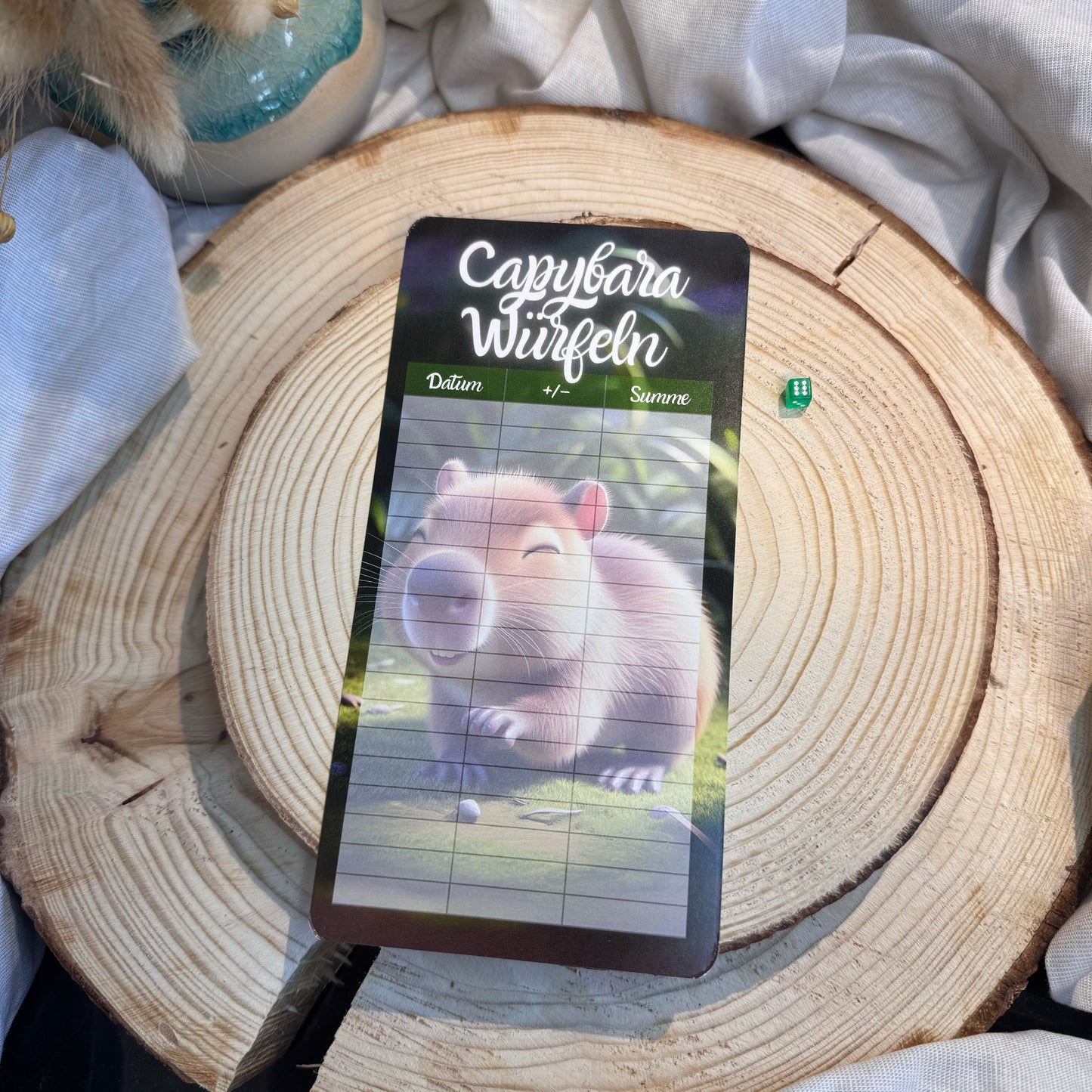 Capybara Würfeln // Budgetplanung // Sparchallenge// Challenge mit Tracker