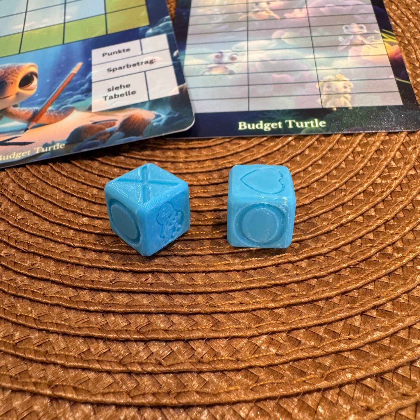 Turtle Cross // Abheftbares Spielbrett // Spielbrett mit Tracker und 2 Turtle Würfeln