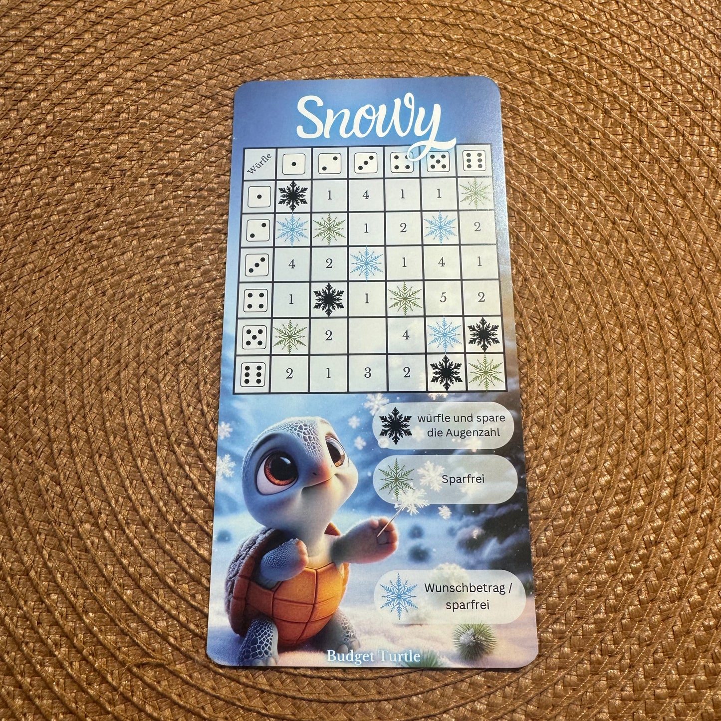12er Set Nr. 2 - Turtle Challenges // 12 Sparchallenges
