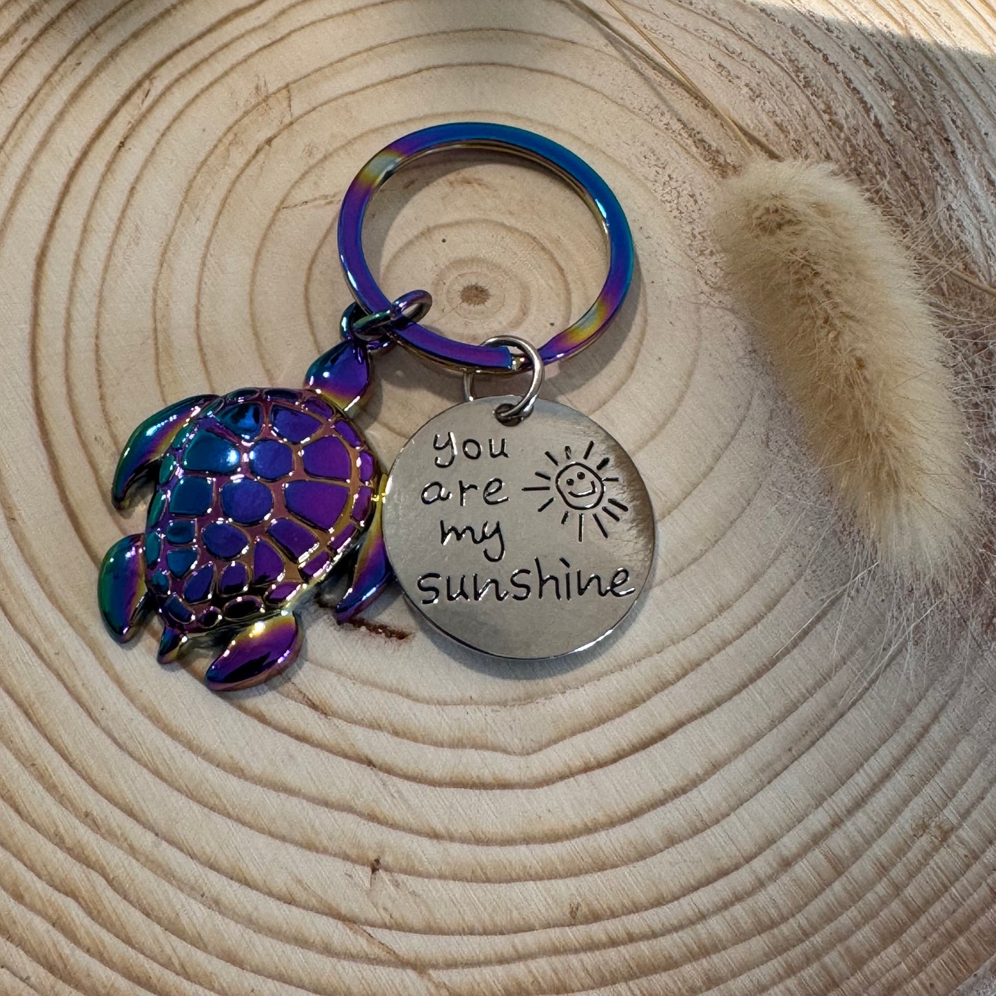 Turtle Schlüsselanhänger // Holo