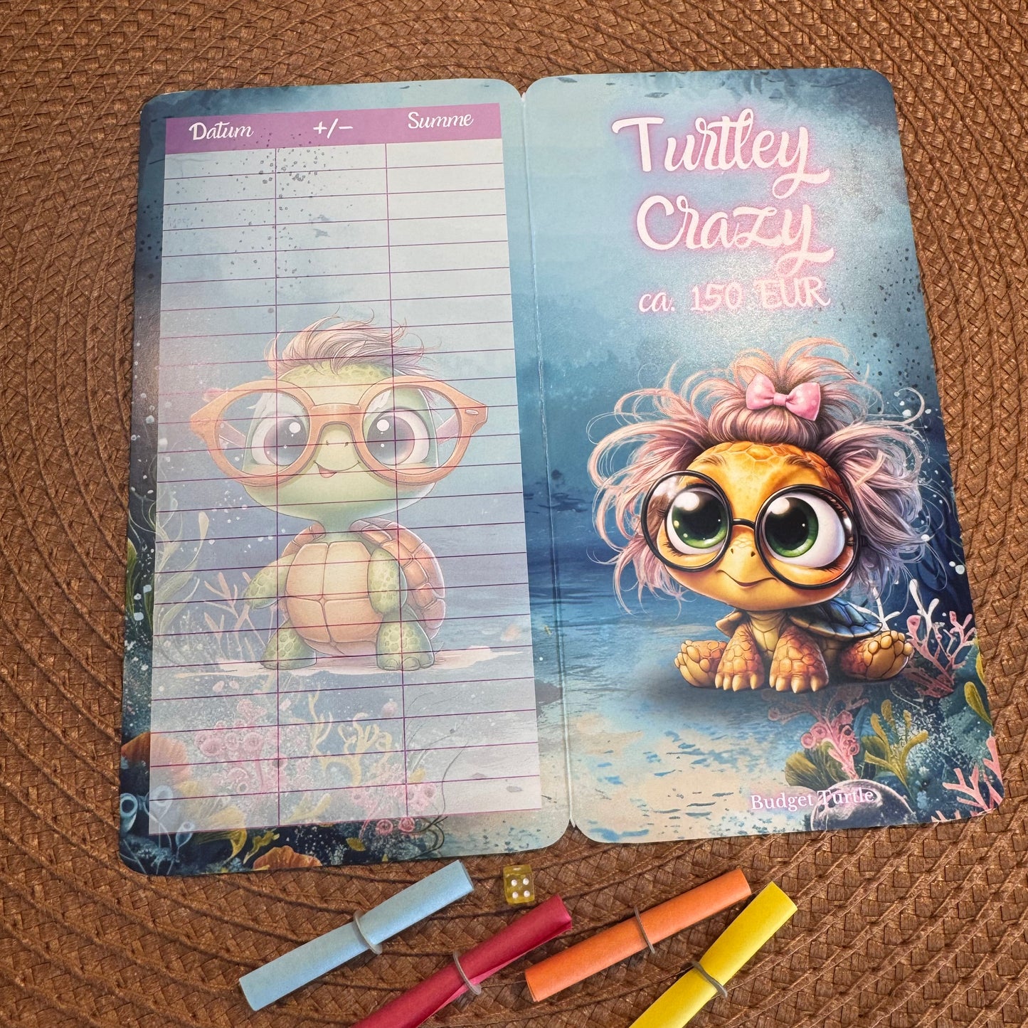 Turtley Crazy // 2er-Klappkarte // Sparchallenge // Challenge mit Tracker
