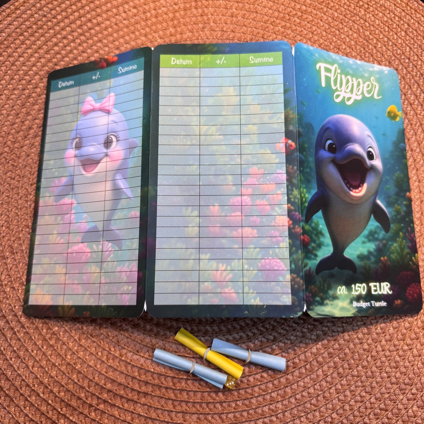 Flipper // Klappkarte // Sparchallenge mit Würfel und Losen // Challenge mit Tracker