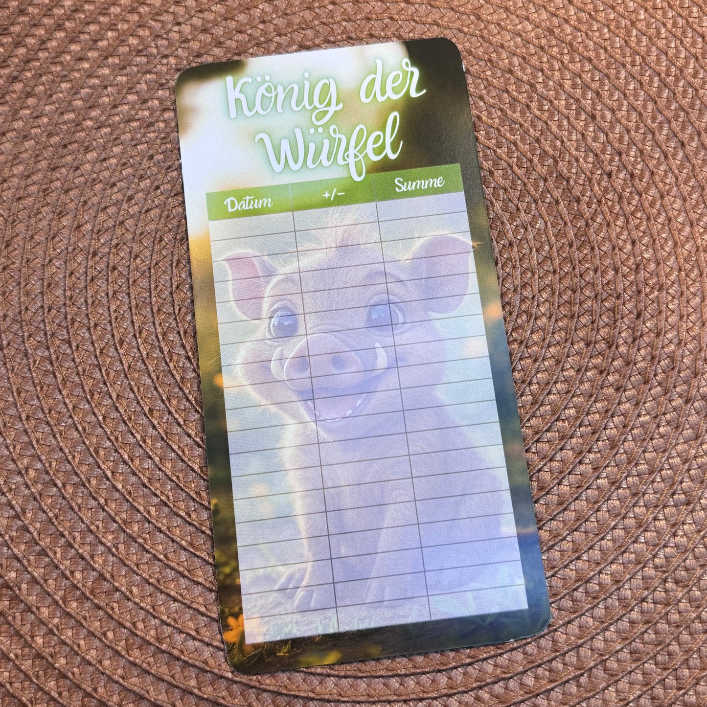 König der Würfel // Budgetplanung // Sparchallenge// Challenge mit Tracker