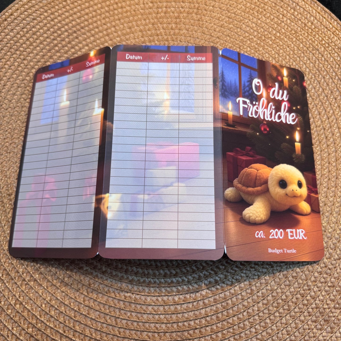 O du Fröhliche // Klappkarte // Sparchallenge mit Würfel // Challenge mit Tracker