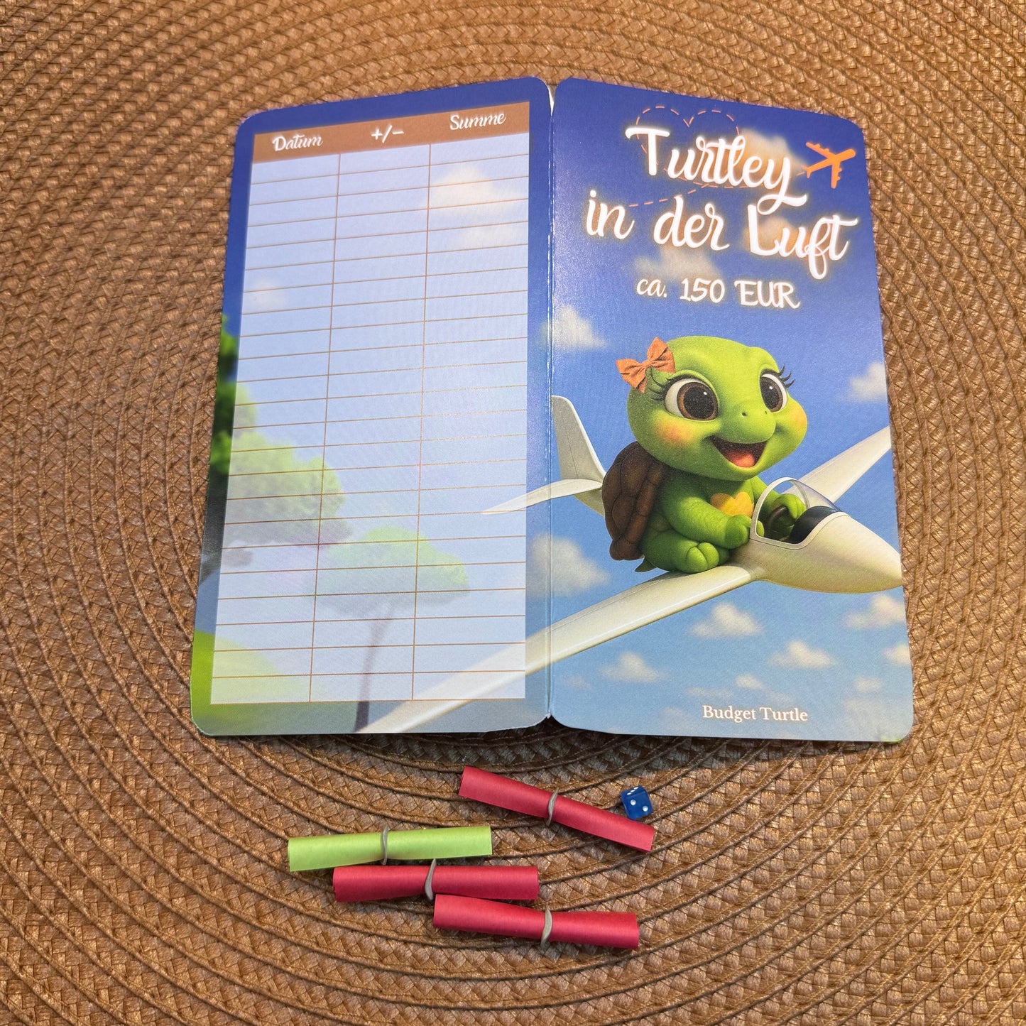 Turtle Penalty Challenge // 2-fold card // Savings Challenge // Challenge with tracker
