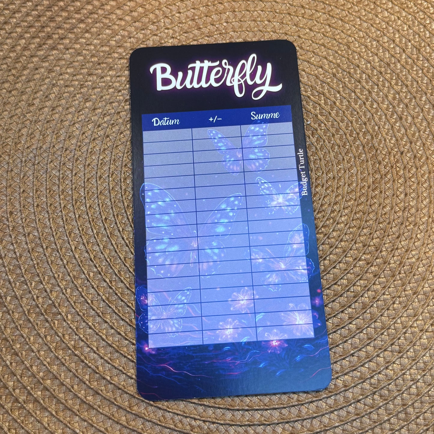 Butterfly // Budgetplanung // Würfel- & Rubel Sparchallenge // Challenge mit Tracker