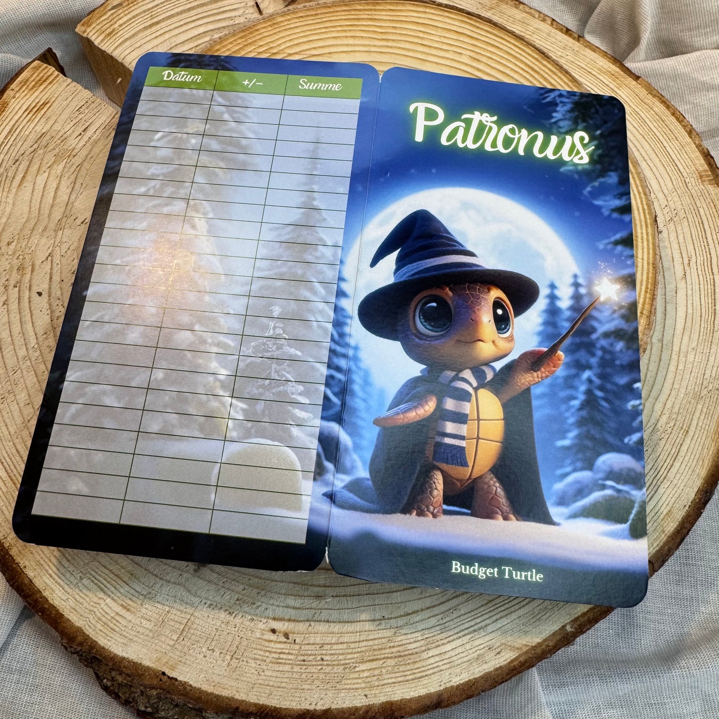 Patronus // 2er-Klappkarte // Würfelchallenge // Sparchallenge // Challenge mit Tracker