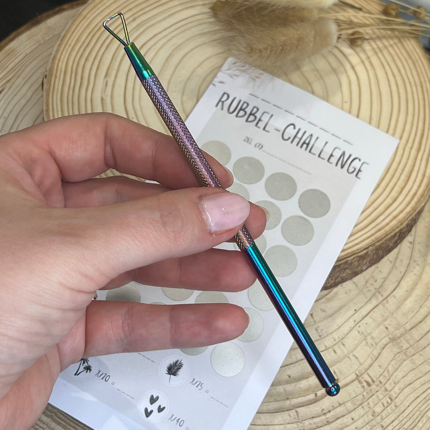 Rubbelhilfe // Scratching Tool // Budgeting Zubehör // Rubbelsticker Kratzer