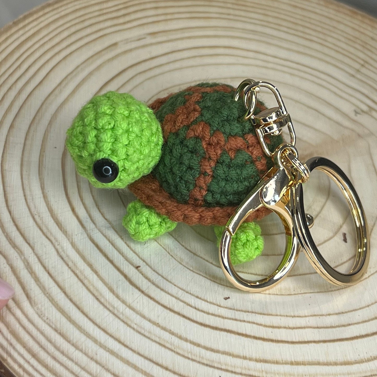 Gehäkelter Schildkröten-Anhänger // Schlüsselanhänger // Turtle // Anhänger