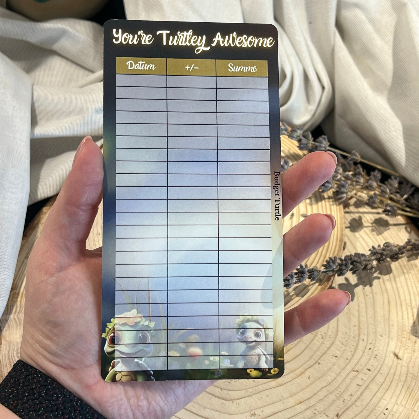 Kleingel-Challenge You're Turtley Awesome // Budgetplanung // Sparchallenge // Challenge mit Tracker