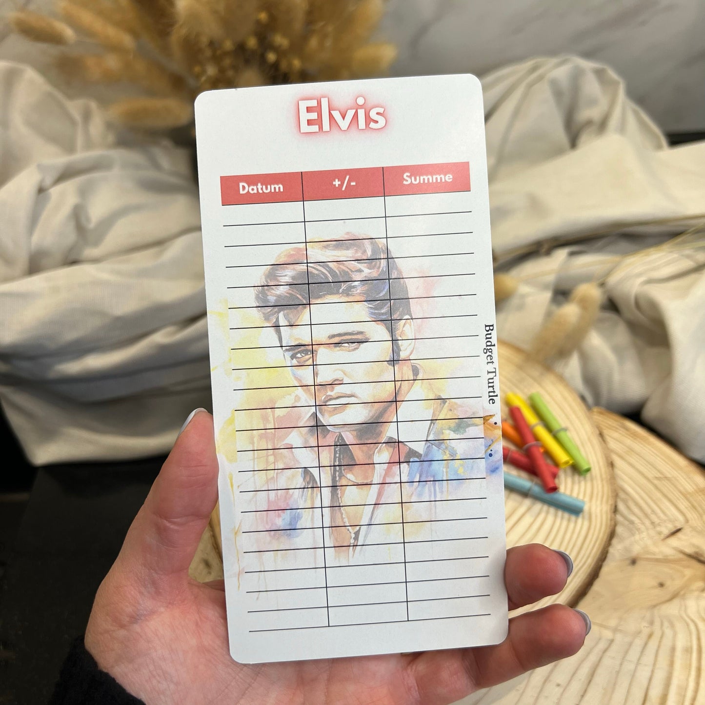 Ikonen Lose oder Würfel-Challenge Elvis // Budgetplanung // Sparchallenge // Challenge mit Tracker