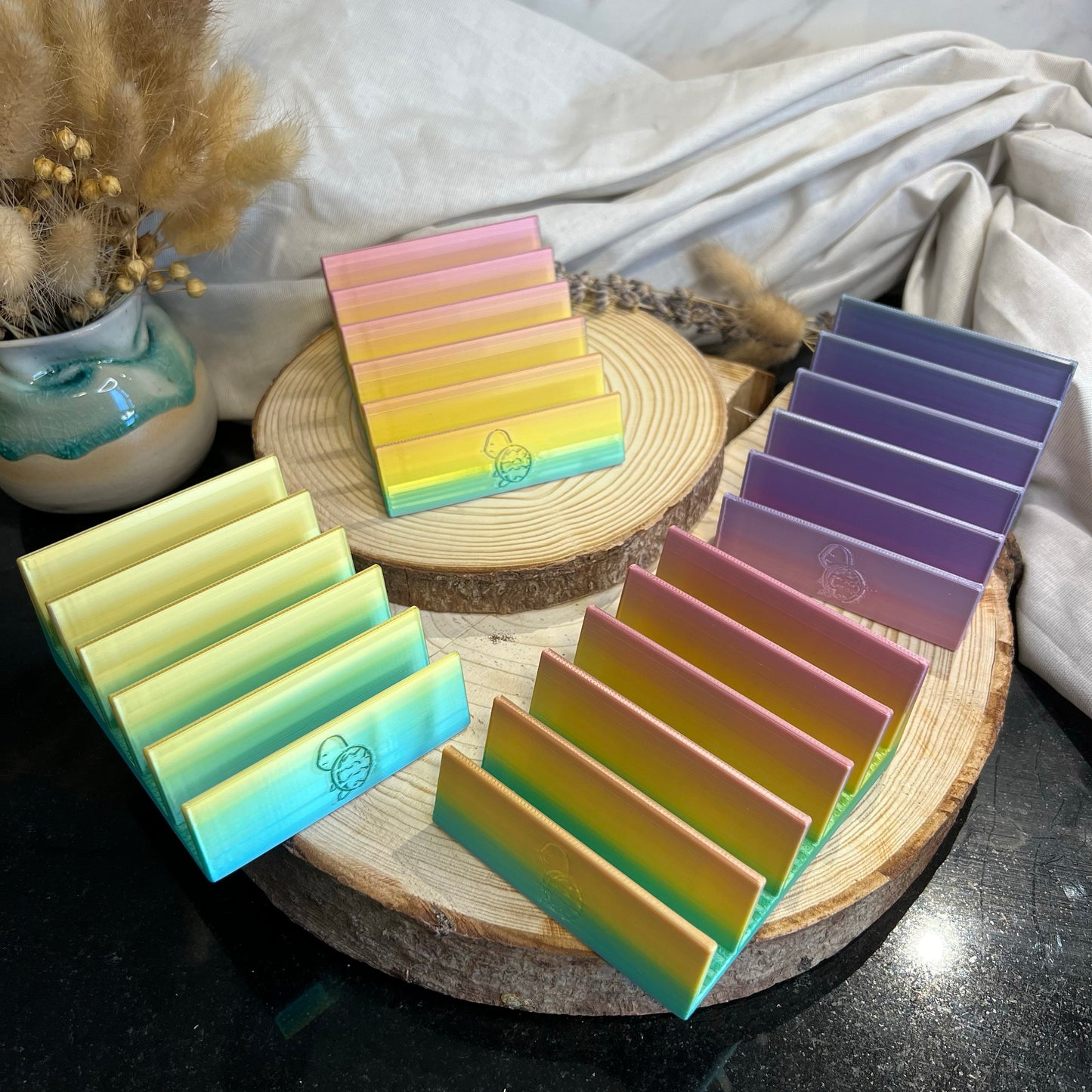 Bill stand // Bill holder // Banknote organizer // 3D printed bill stand (customizable)