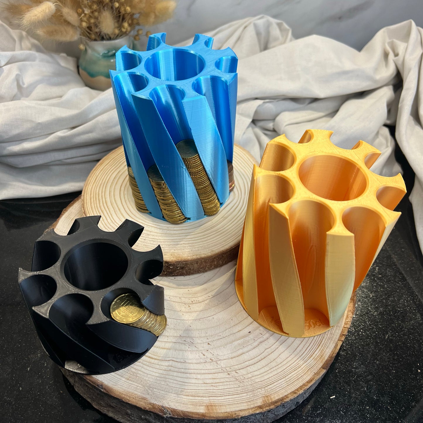 Coin holder // Coin sorter // Change holder // 3D printed change stand