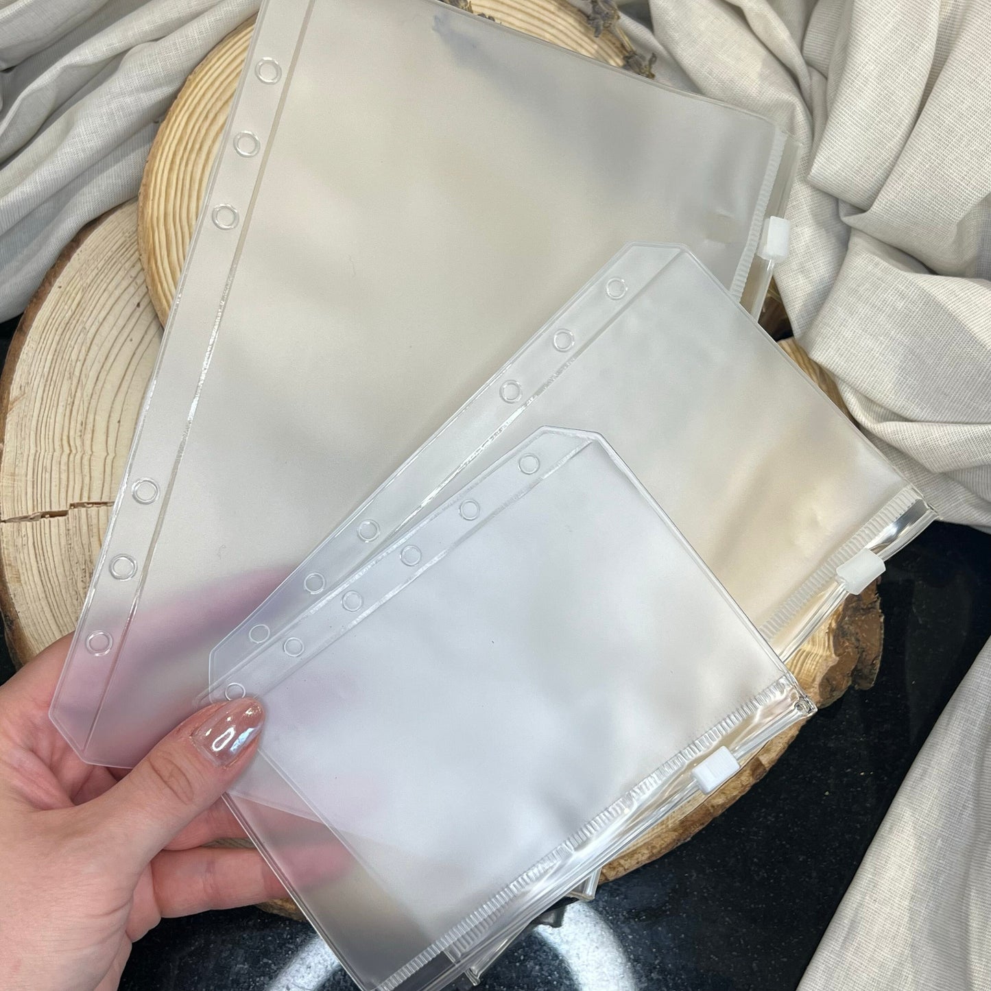 Zipperhüllen // Zip Umschläge // durchsichtige Umschläge für Umschlagmethode // Budgeting