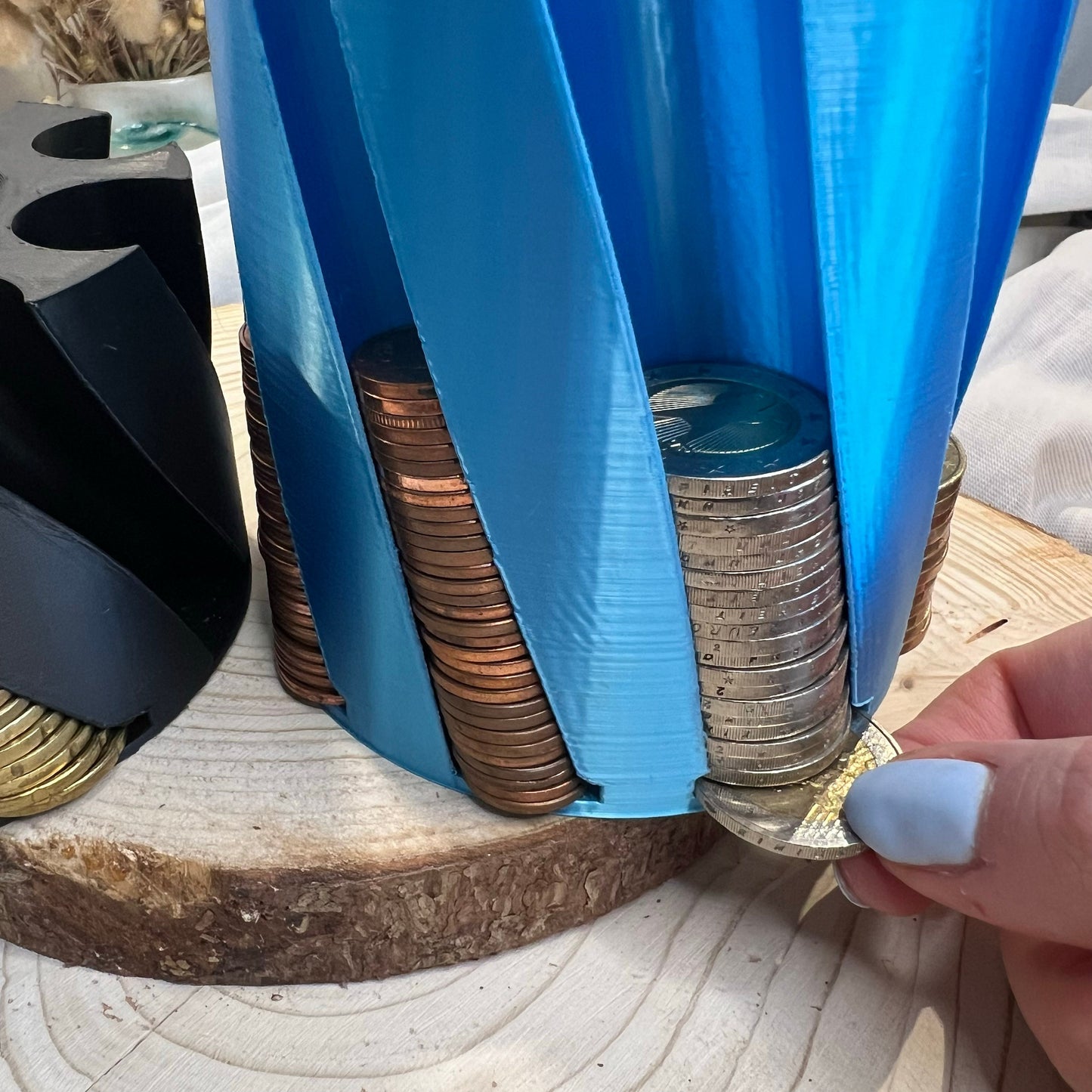 Coin holder // Coin sorter // Change holder // 3D printed change stand