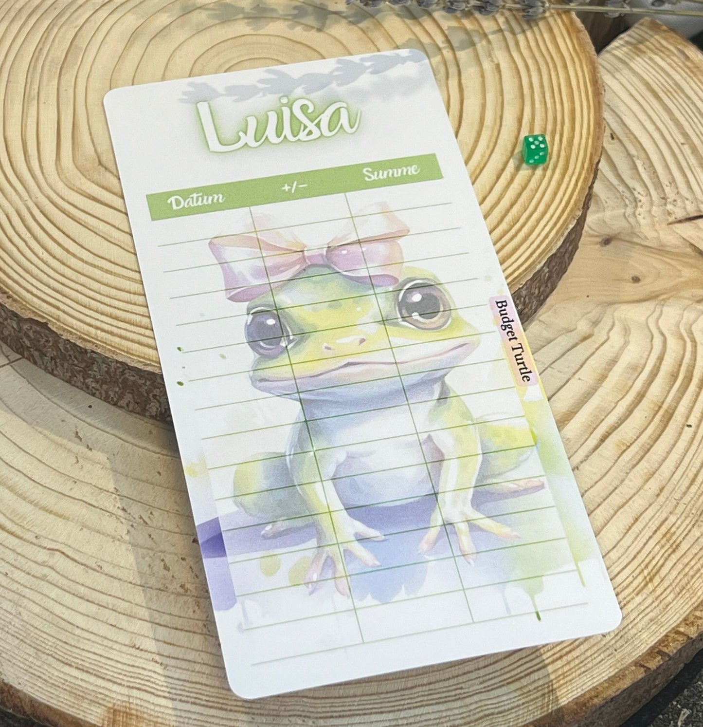 Würfel und Rubbel-Challenge Luisa // Luisa der Frosch // Budgetplanung // Sparchallenge// Würfelstraße // Challenge mit Tracker