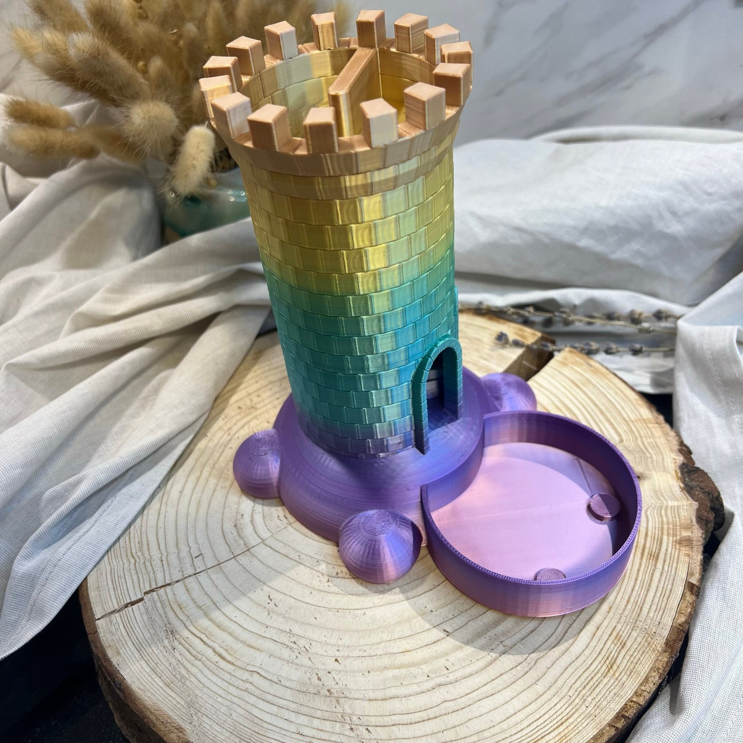 Big Turtle Tower // Würfelturm // 3D gedruckt