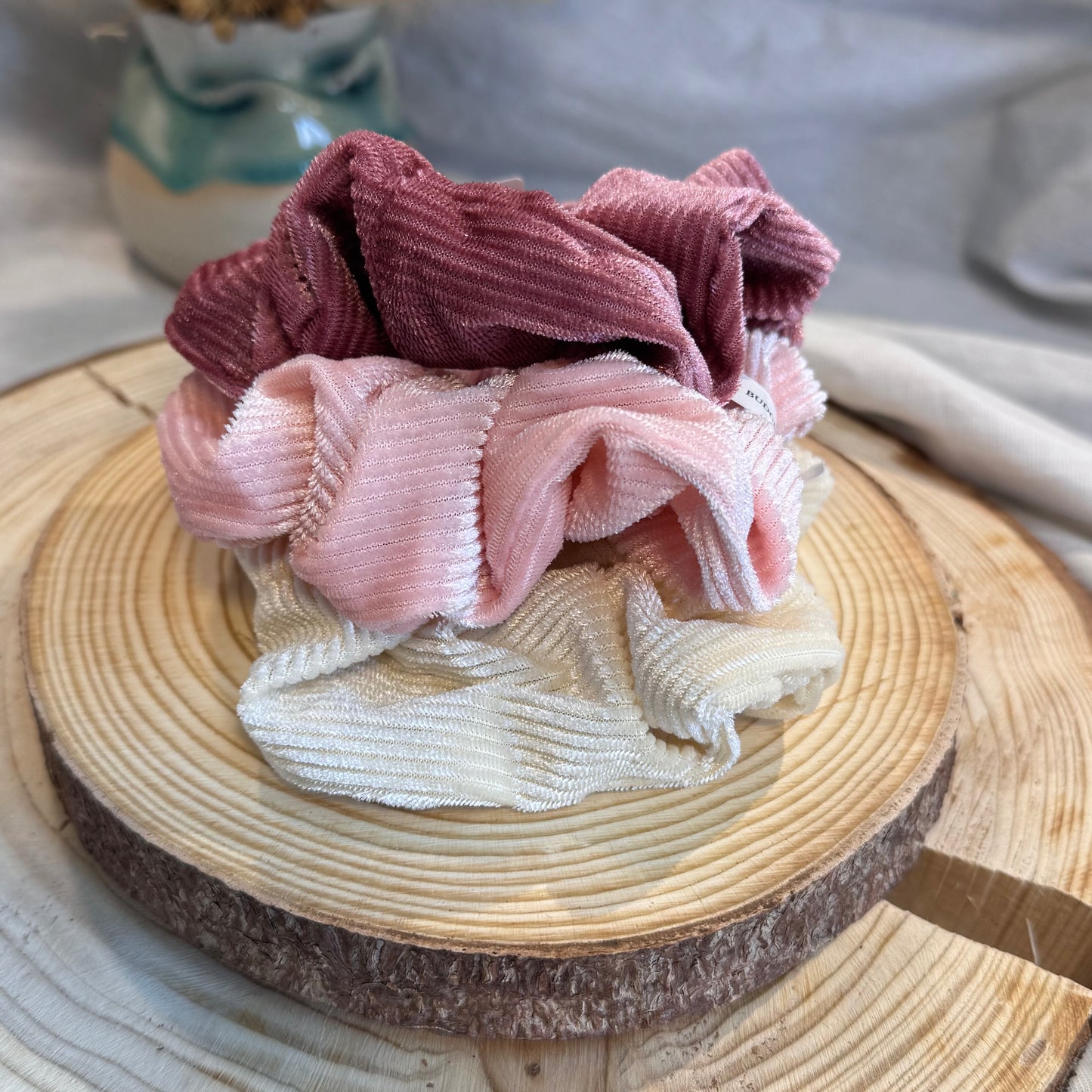 Budget Turtle Scrunchie - Samt