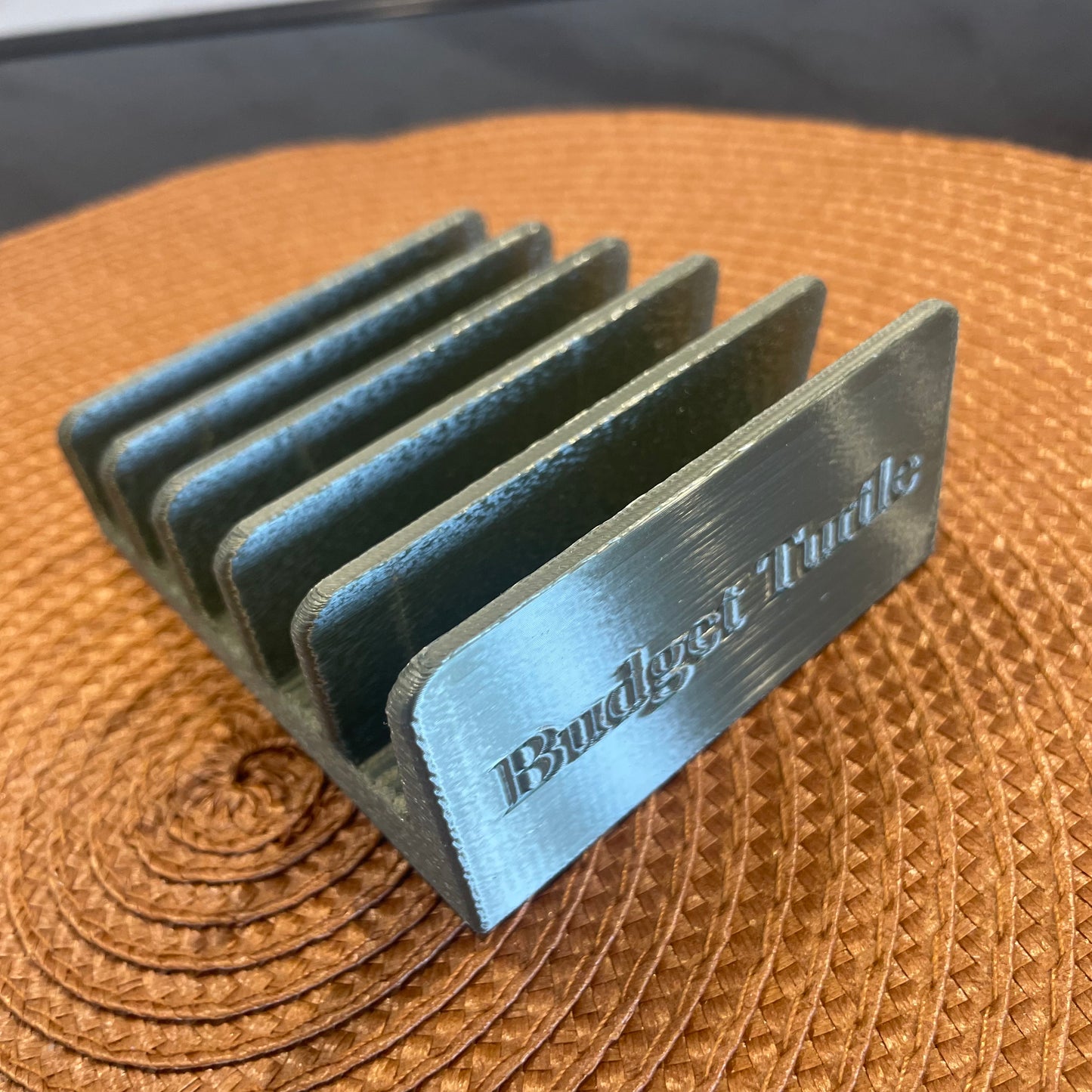 Stand de billets // Porte-billets // Organisateur de billets de banque // Stand de billets imprimé en 3D (personnalisable)