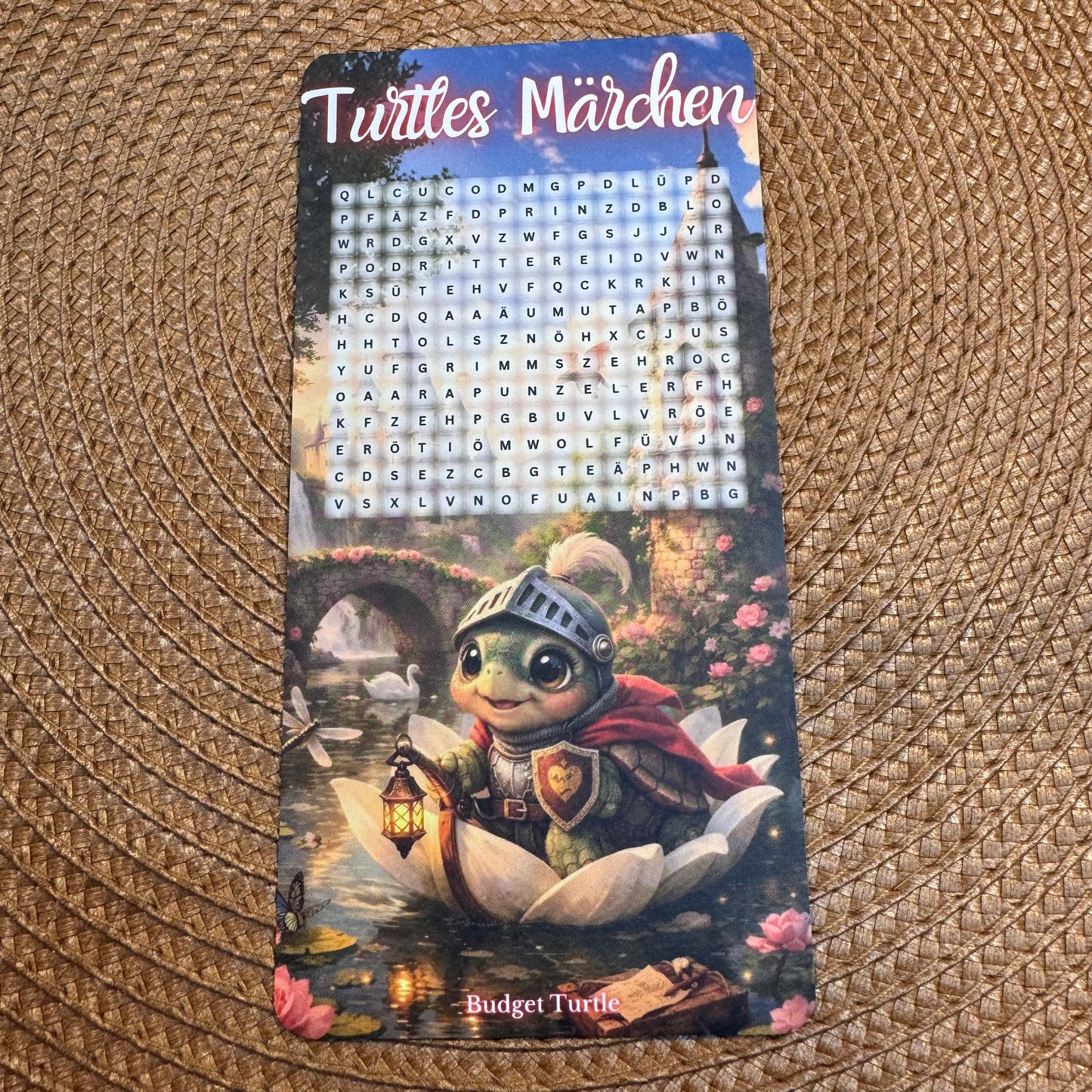 Wortsuche-Challenge Turtles Märchen // Turtle Challenge // Budgetplanung // Sparchallenge// Challenge mit Tracker