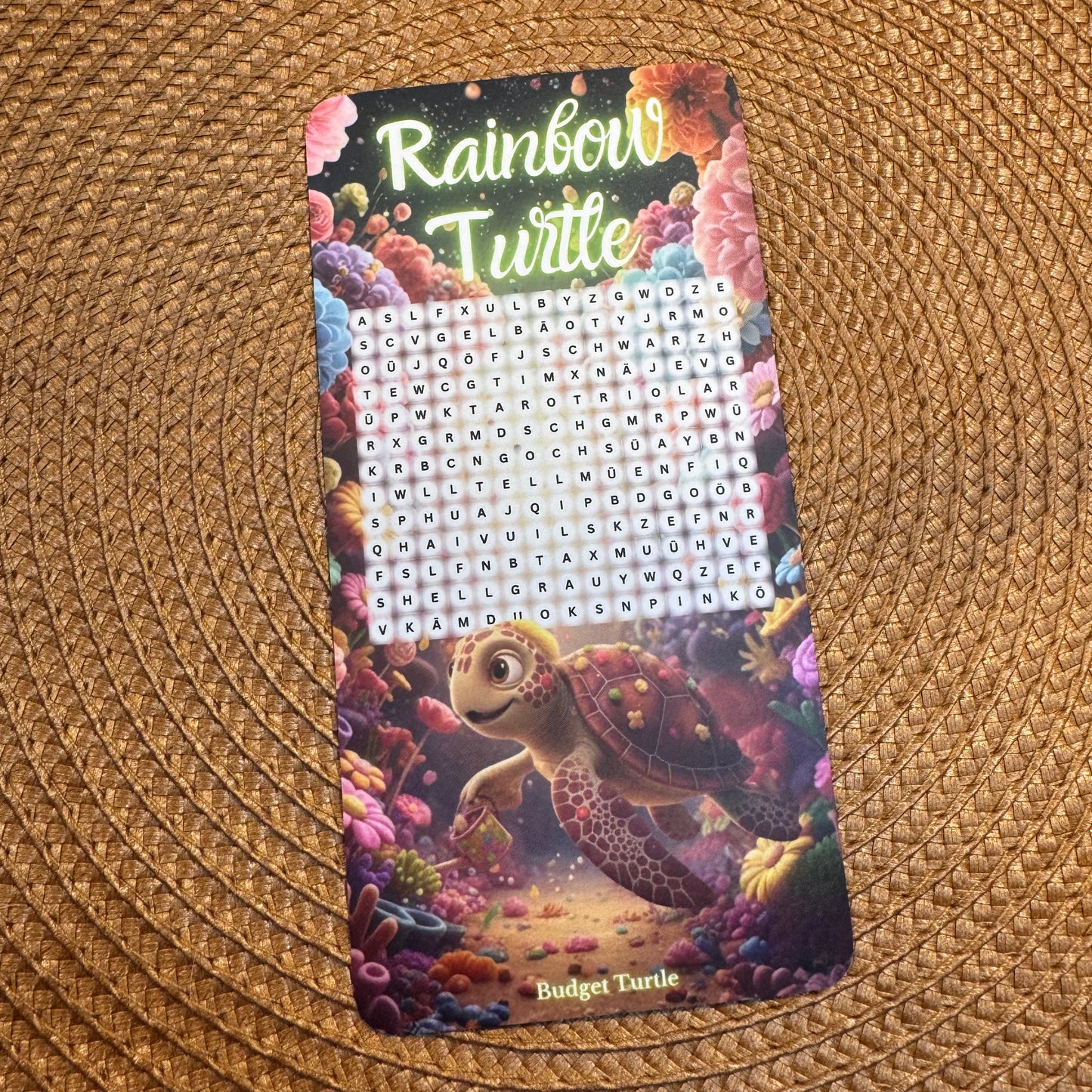 Turtle Battle // Sparspiel // Spielbrett mit 4 Challenges, 4-er Würfel & Tracker