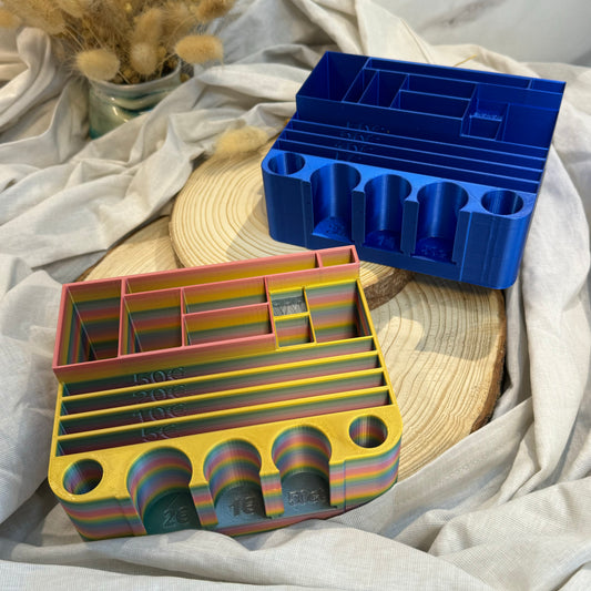 Münz- und Scheinhalter mit mehreren Fächern // Münz- Schein- und Stiftehalter  // 3D gedruckt