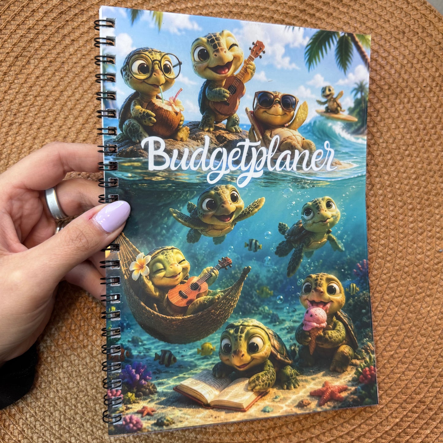 NEU Turtle Budgetplaner DinA5 // Jahresplaner zum Budgetieren // Ringbuch // Umschlagmethode