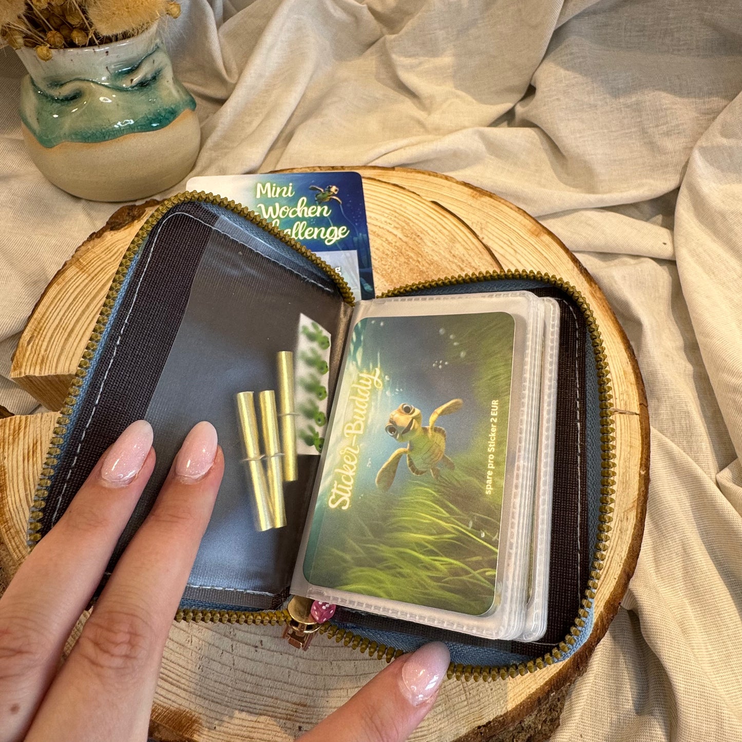Turtle Mini Annual Challenge // Turtle Savings Challenge // avec dés, billets, tableau de bord et tracker