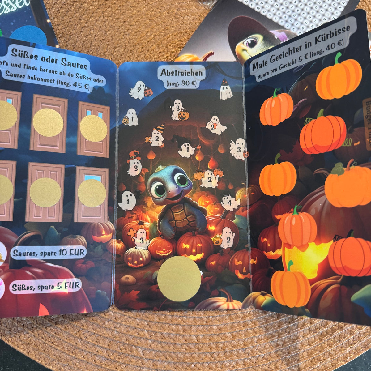 Halloween Bundle - 4 Halloween Turtle Challenges mit leuchtendem Kessel