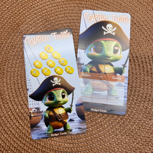 Rechenpyramide-Challenge Captain Turtle // Budgetplanung // Sparchallenge// Challenge mit Tracker