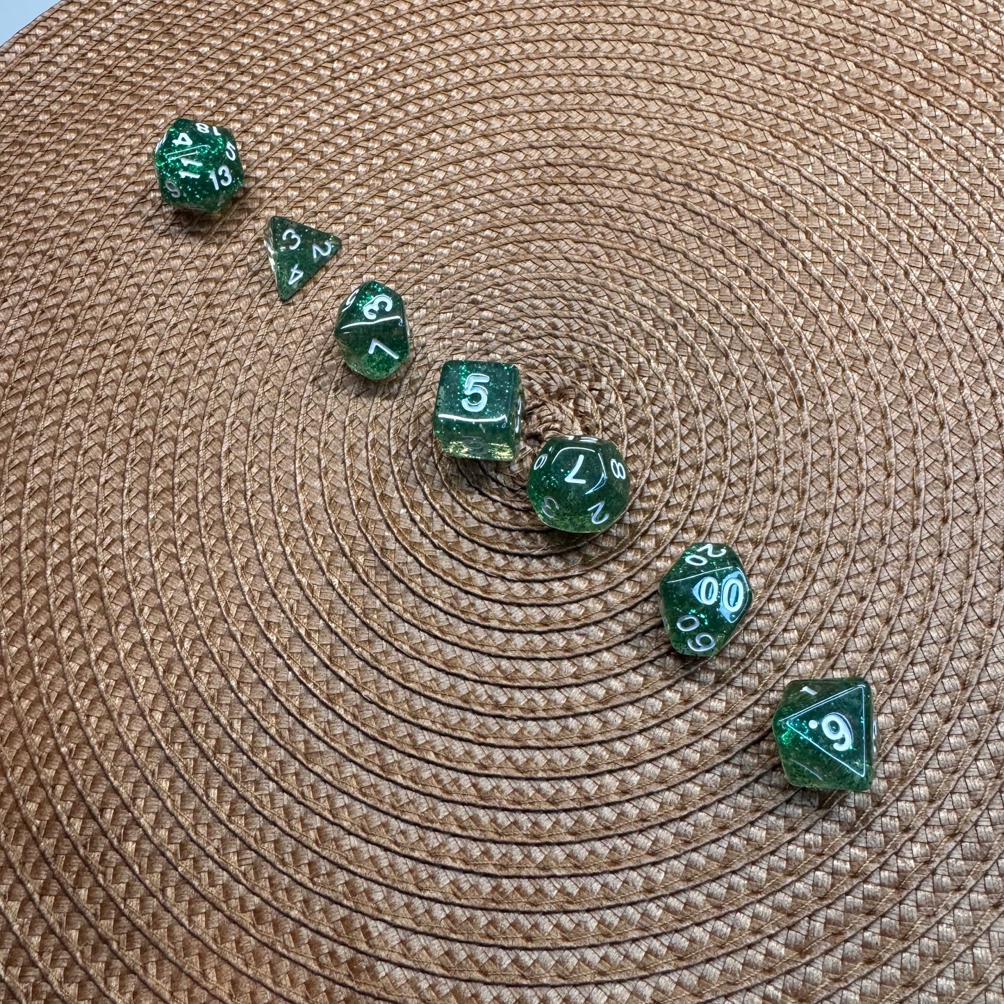 Würfelset // Dice // Würfel Set // 7 Würfel // 20-seitig, 10-seitig, 12-seitig, 8-seitig, 6-seitig, 4-seitig
