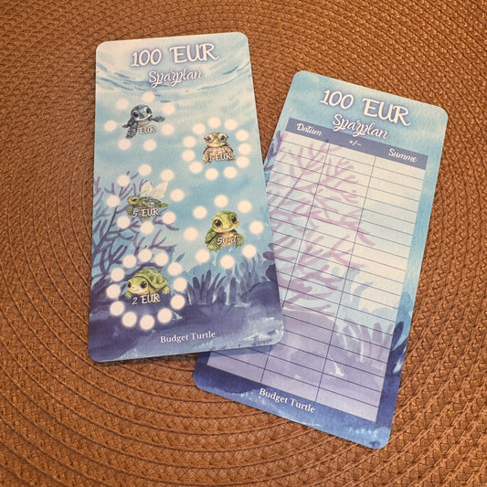 100 EUR Sparplan // Challenge mit Tracker