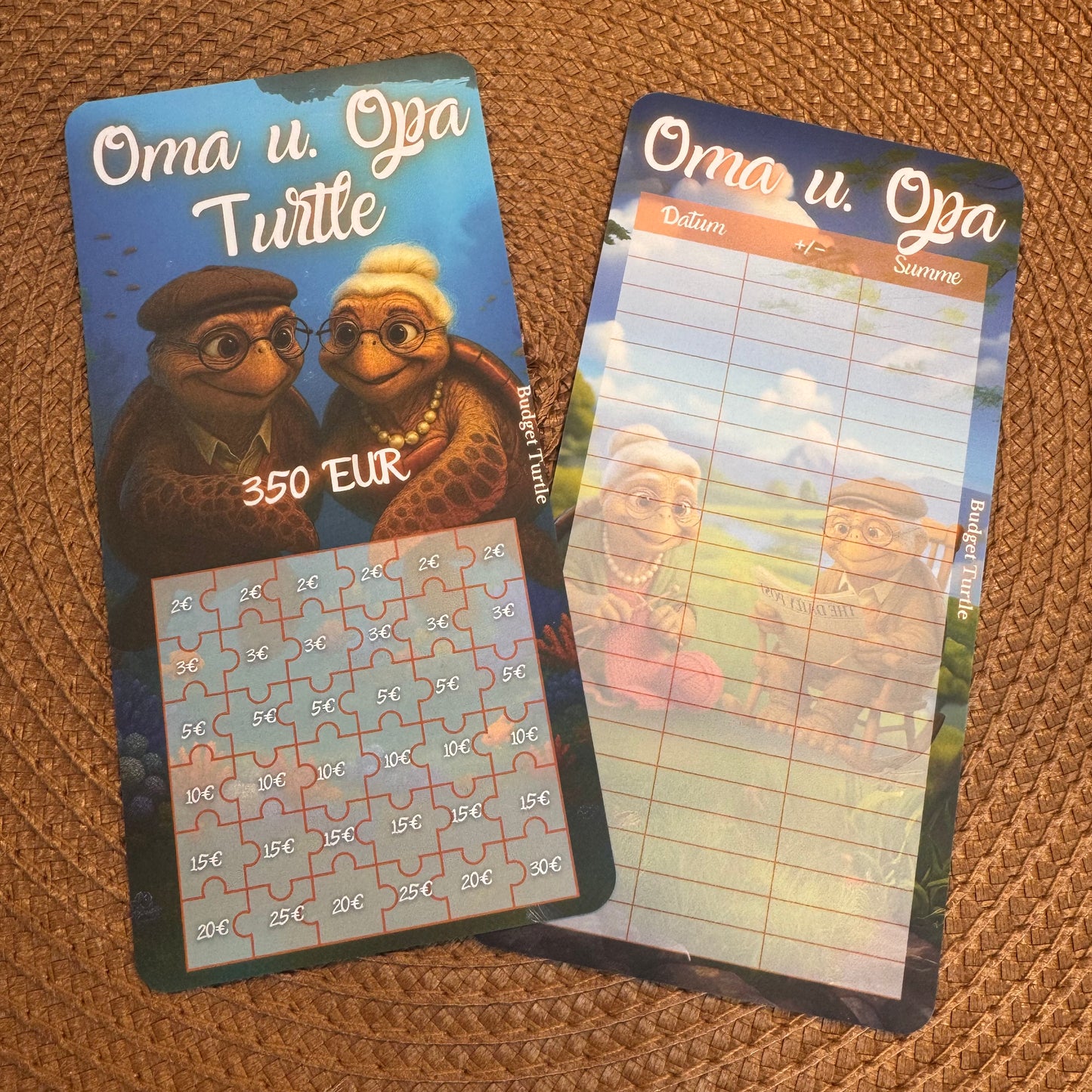 Puzzle Challenge Oma und Opa Turtle // Budgetplanung // Sparchallenge// Challenge mit Tracker