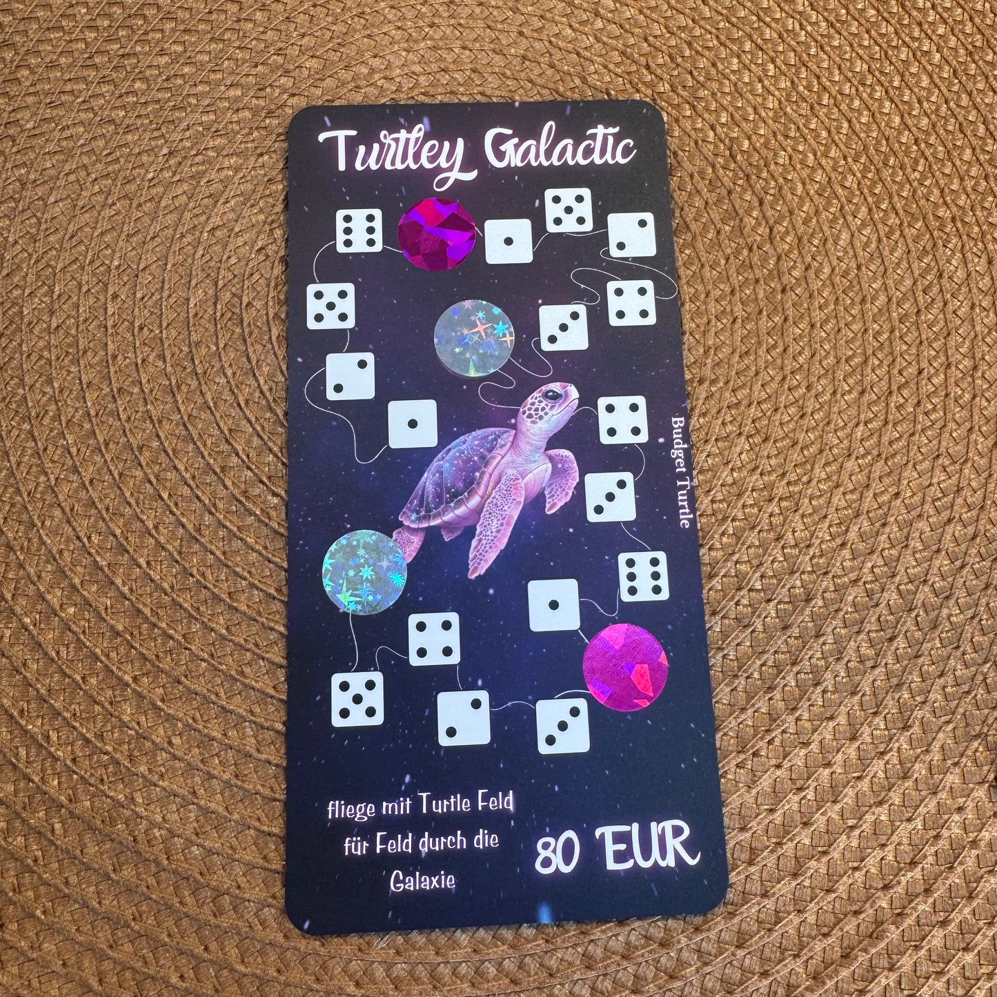 Würfel und Rubbel-Challenge Turtley Galactic // Budgetplanung // Sparchallenge// Würfelstraße // Challenge mit Tracker