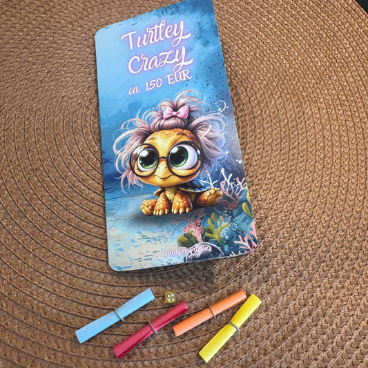 Turtley Crazy // 2er-Klappkarte // Sparchallenge  // Challenge mit Tracker