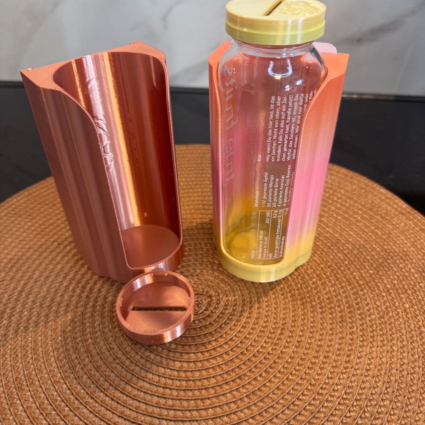 Challengehalter für True Fruits Flaschen // für A7 & A6 Challenges // 3D gedruckte Box // Spardose