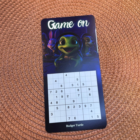 Sudoku-Challenge Game on // Budgetplanung // Sparchallenge// Challenge mit Tracker