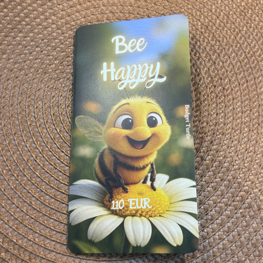 Bee Happy // 2er-Klappkarte // Sparchallenge  // Challenge mit Tracker