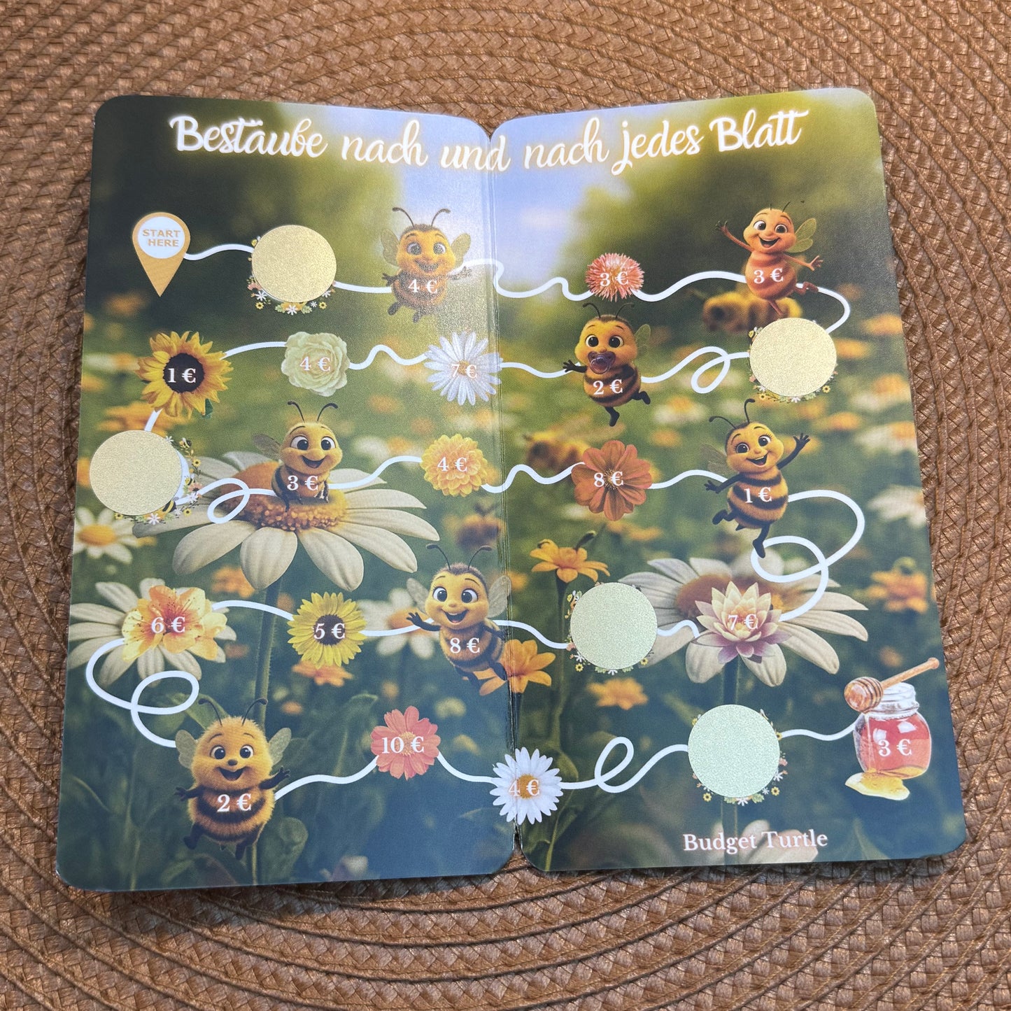 Défi du compte à rebours du calendrier de l'Avent de 24 semaines // Carte double // Défi d'épargne // Défi avec tracker